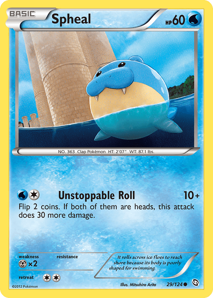 Spheal (29/124) [Black & White: Dragons Exalted] (Online Only)