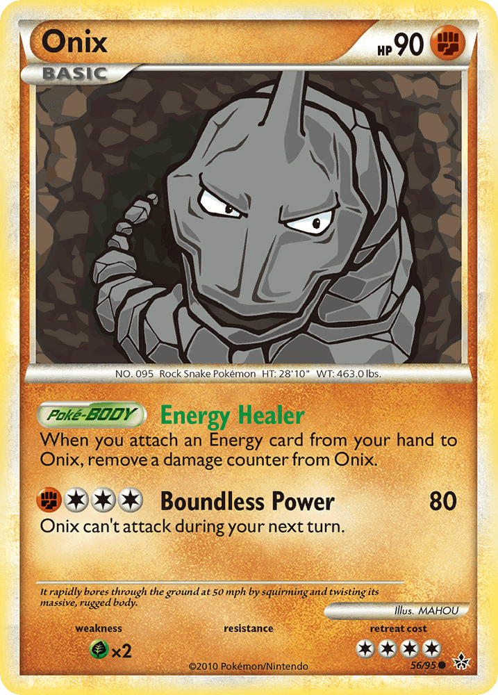 Onix (56/95) [HeartGold & SoulSilver: Unleashed] (Online Only)