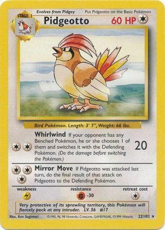 Pidgeotto (22/102) [Base Set Unlimited] (Online Only)