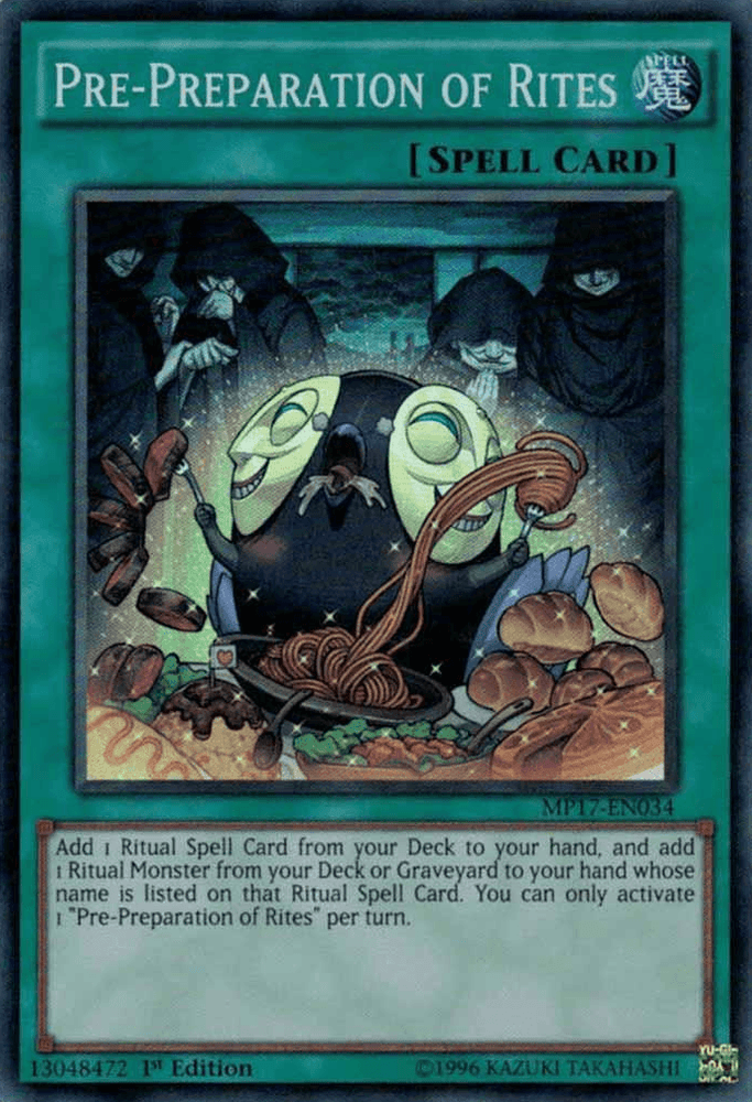 Pre-Preparation of Rites [MP17-EN034] Super Rare (ONLINE ORDER ONLY)