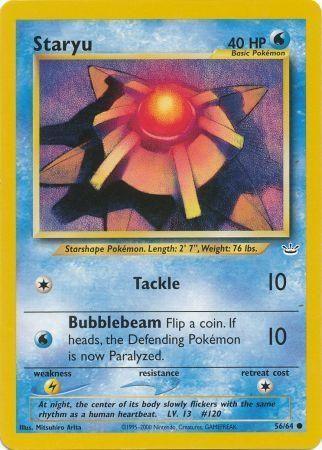 Staryu (56/64) [Neo Revelation Unlimited] (Online Only)