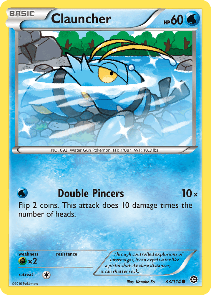 Clauncher (33/114) [XY: Steam Siege] (Online Only)