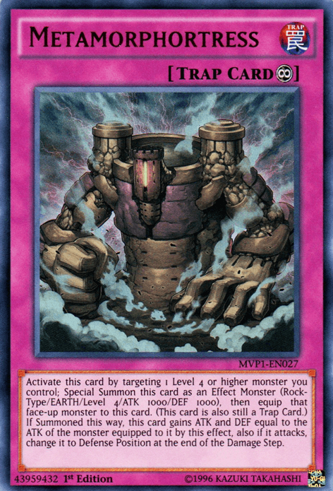 Metamorphortress [MVP1-EN027] Ultra Rare (ONLINE ORDER ONLY)