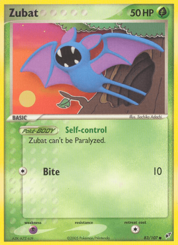 Zubat (83/107) [EX: Deoxys] (Online Only)