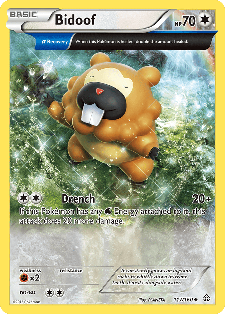 Bidoof (117/160) [XY: Primal Clash] (Online Only)