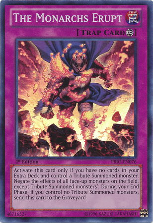 The Monarchs Erupt [PRIO-EN076] Super Rare (ONLINE ORDER ONLY)