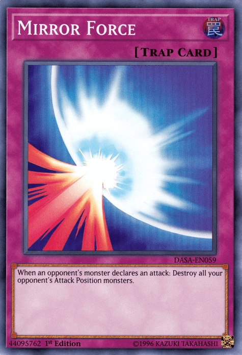 Mirror Force [DASA-EN059] Super Rare (ONLINE ORDER ONLY)