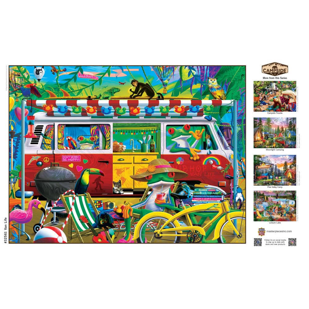 Campside - Van Life 300 Piece EZ Grip Jigsaw Puzzle