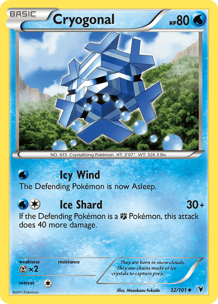 Cryogonal (32/101) [Black & White: Noble Victories] (Online Only)