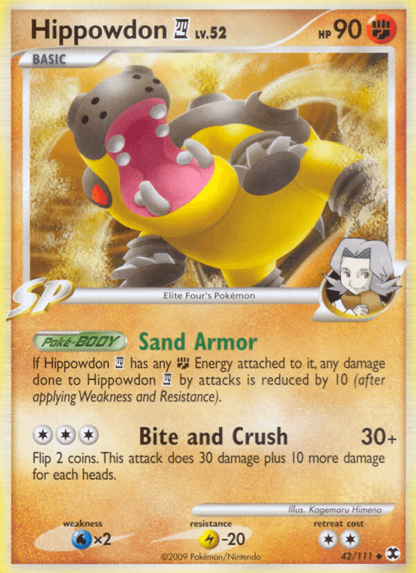 Hippowdon (42/111) [Platinum: Rising Rivals] (Online Only)