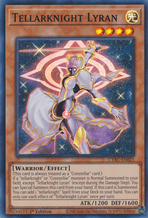 Tellarknight Lyran [CYAC-EN021] Super Rare (ONLINE ORDER ONLY)