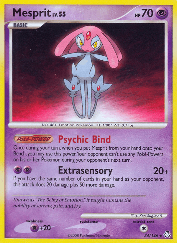 Mesprit (34/146) [Diamond & Pearl: Legends Awakened] (Online Only)