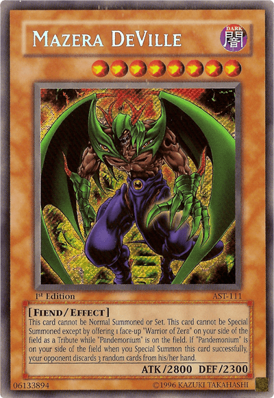 Mazera DeVille [AST-111] Secret Rare (ONLINE ORDER ONLY)