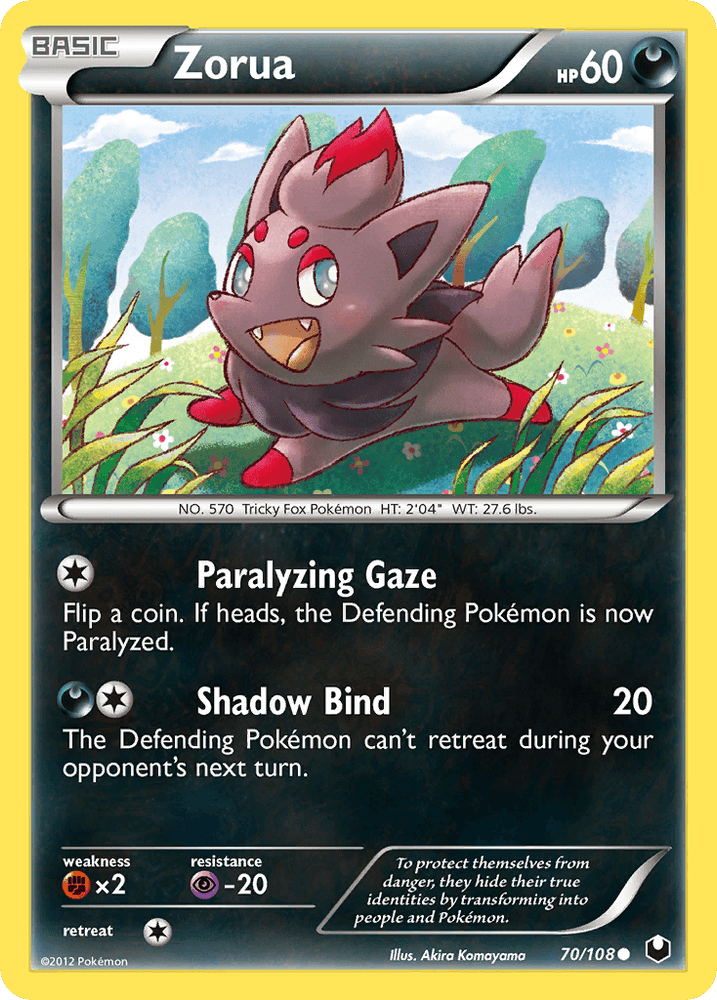 Zorua (70/108) [Black & White: Dark Explorers] (Online Only)
