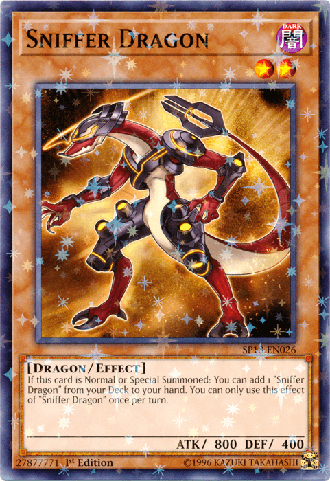 Sniffer Dragon [SP18-EN026] Starfoil Rare (ONLINE ORDER ONLY)