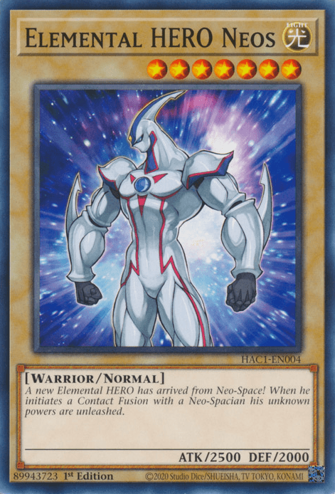 Elemental HERO Neos [HAC1-EN004] Common (ONLINE ORDER ONLY)