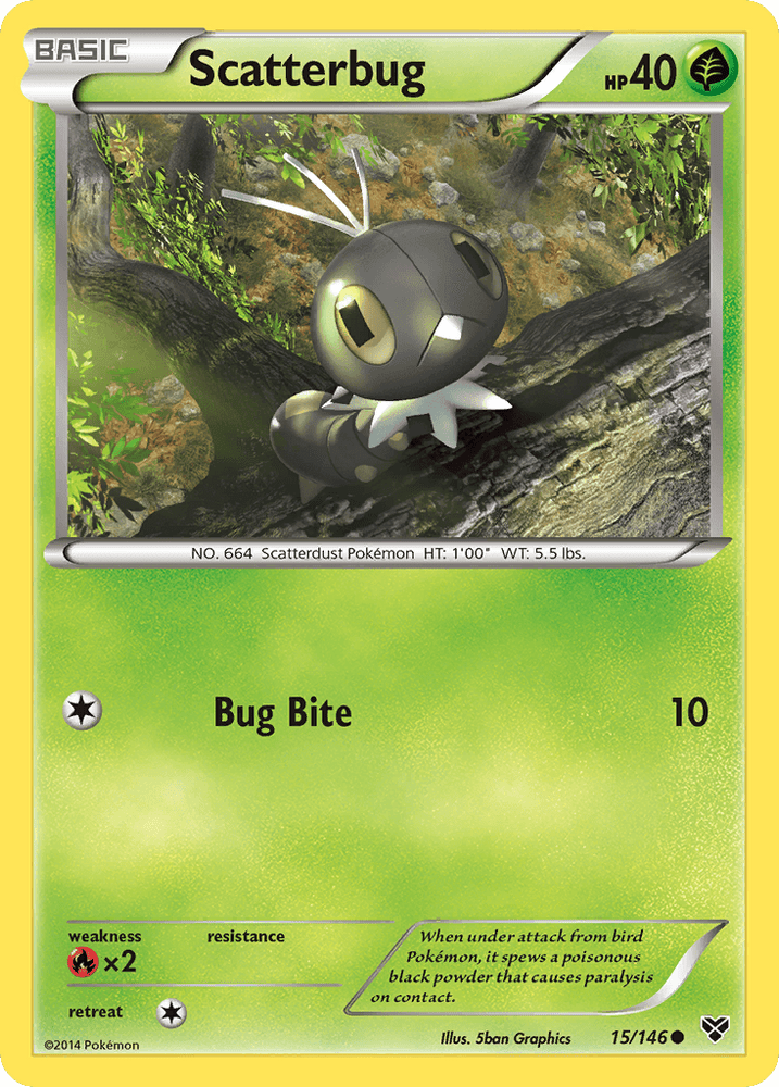 Scatterbug (15/146) [XY: Base Set] (Online Only)