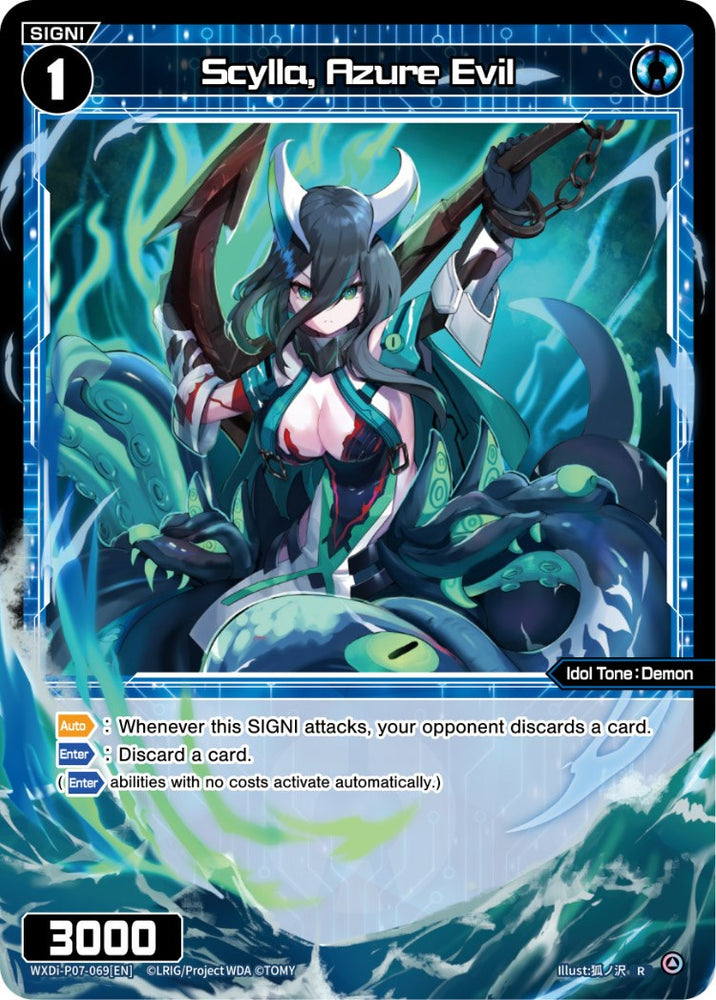 Scylla, Azure Evil (WXDi-P07-069[EN]) [Welcome Back Diva -Lostorage-]
