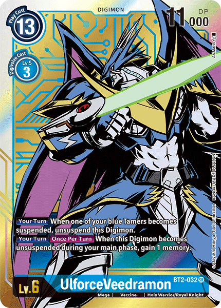 UlforceVeedramon [BT2-032] (Alternate Art) [Release Special Booster Ver.1.5] (ONLINE ORDER ONLY)