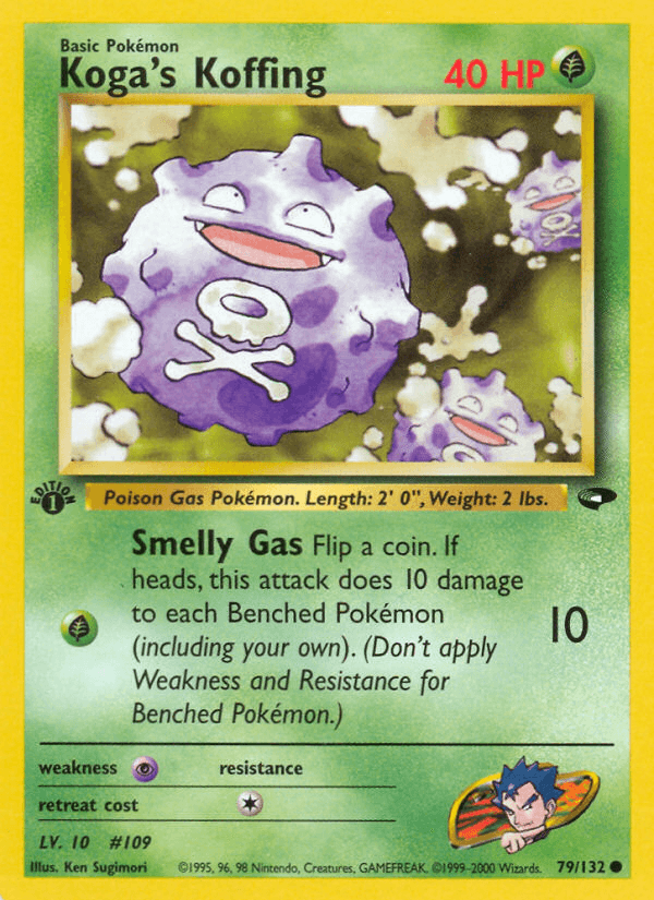 Koga's Koffing (79/132) [Gym Challenge 1st Edition] (Online Only)