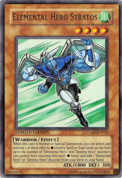 Elemental Hero Stratos [JUMP-EN012] Ultra Rare (ONLINE ORDER ONLY)