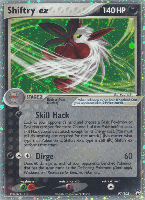 Shiftry ex (97/108) [EX: Power Keepers] (Online Only)
