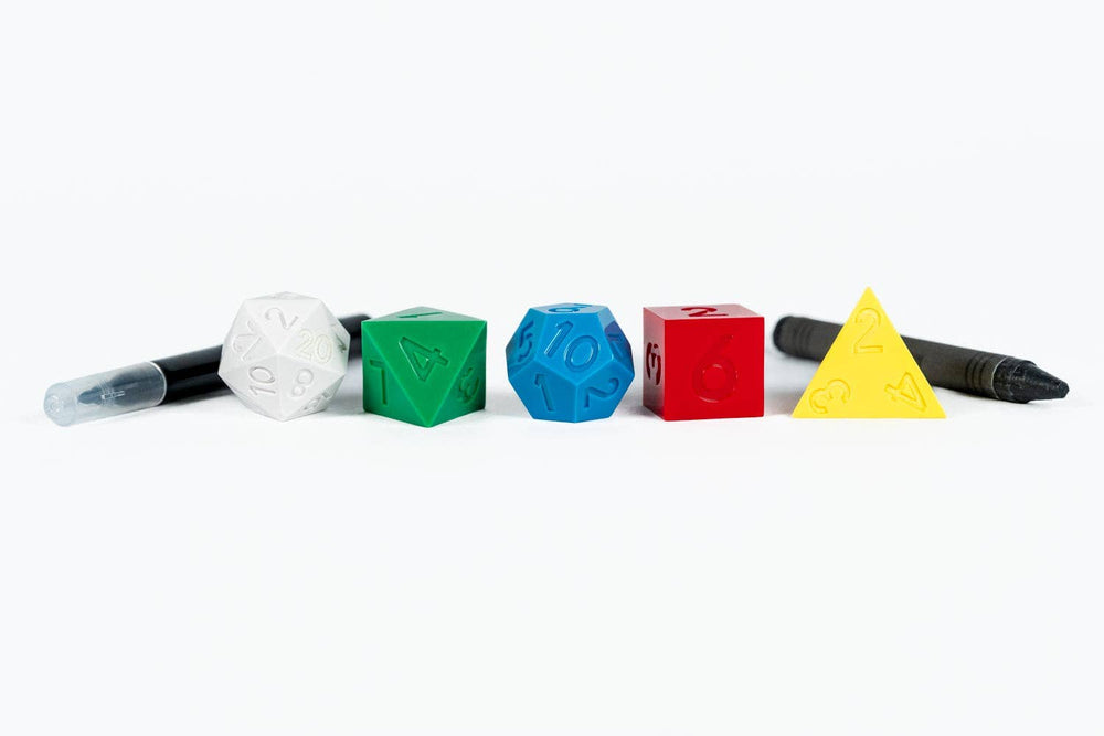 D&D 50th Anniversary Retro Vintage Holmes Replica Dice Set (ONLINE ORDER ONLY)