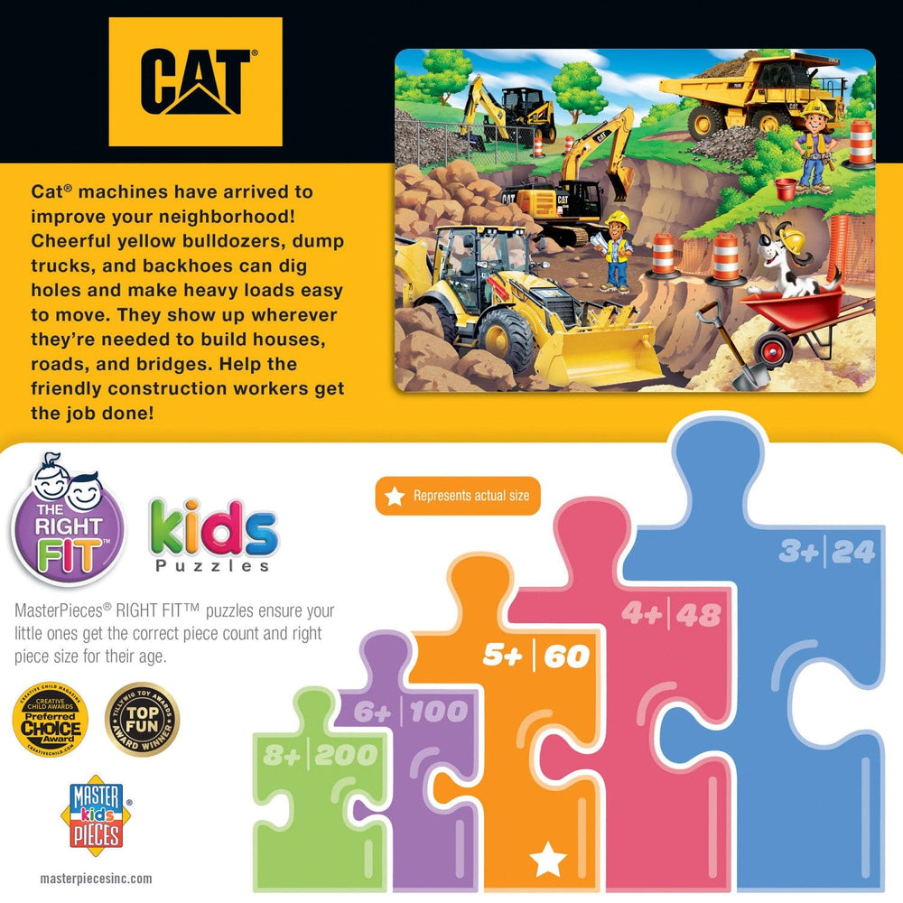 CAT - Day at the Quarry 60 Piece Jigsaw Puzzle (ONLINE ORDER ONLY)