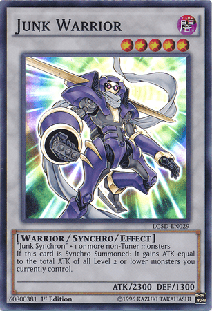 Junk Warrior [LC5D-EN029] Super Rare (ONLINE ORDER ONLY)