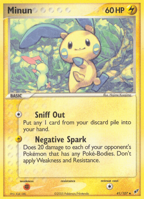 Minun (41/107) [EX: Deoxys] (Online Only)