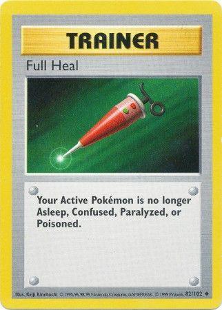 Full Heal (82/102) [Base Set Shadowless Unlimited] (Online Only)