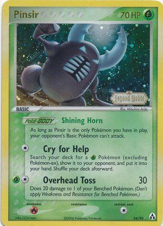 Pinsir (24/92) (Stamped) [EX: Legend Maker] (Online Only)