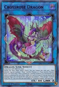 Crossrose Dragon (Blue) [LDS2-EN114] Ultra Rare (ONLINE ORDER ONLY)