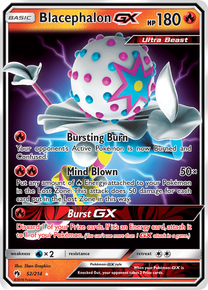Blacephalon GX (52/214) [Sun & Moon: Lost Thunder] (Online Only)