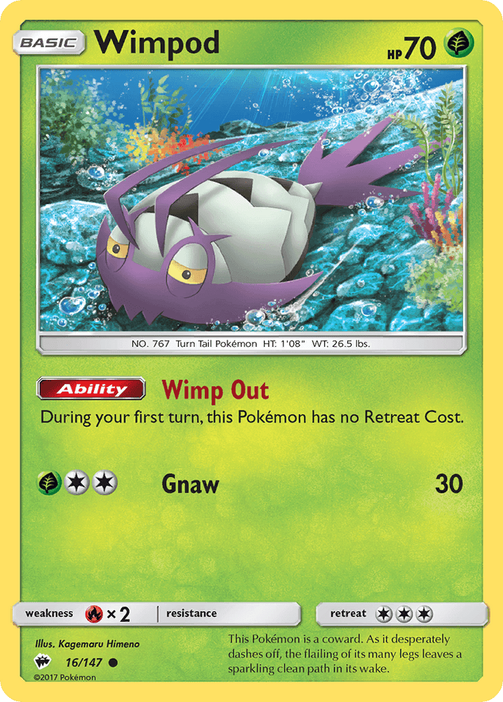 Wimpod (16/147) [Sun & Moon: Burning Shadows] (Online Only)