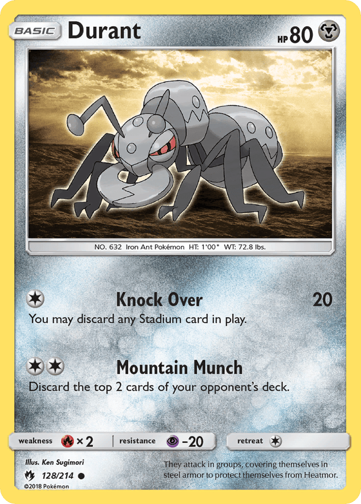 Durant (128/214) [Sun & Moon: Lost Thunder] (Online Only)