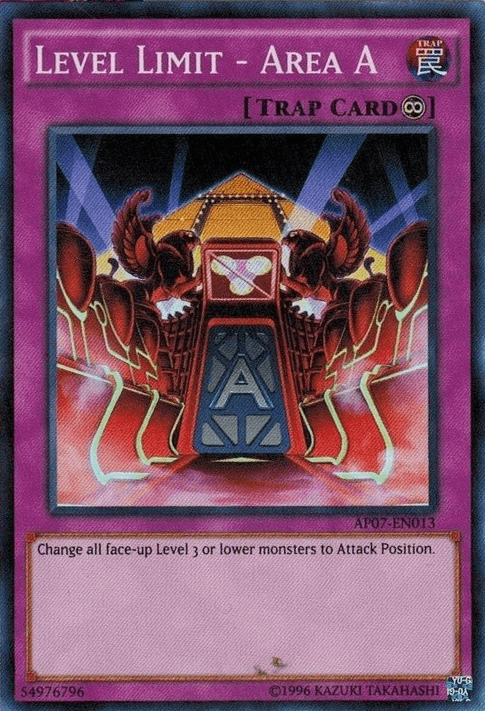 Level Limit - Area A [AP07-EN013] Super Rare (ONLINE ORDER ONLY)