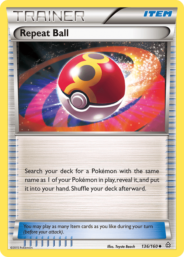 Repeat Ball (136/160) [XY: Primal Clash] (Online Only)