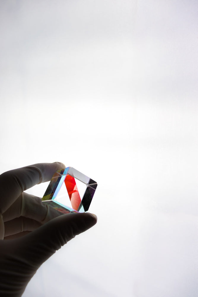 Beam Splitter Dichroic Glass X-Cube (ONLINE ORDER ONLY)