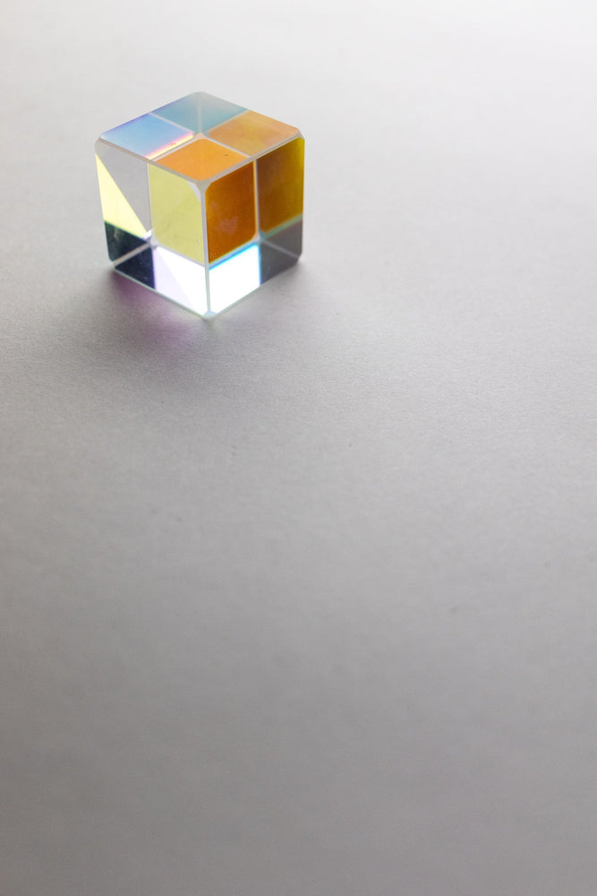 Beam Splitter Dichroic Glass X-Cube (ONLINE ORDER ONLY)