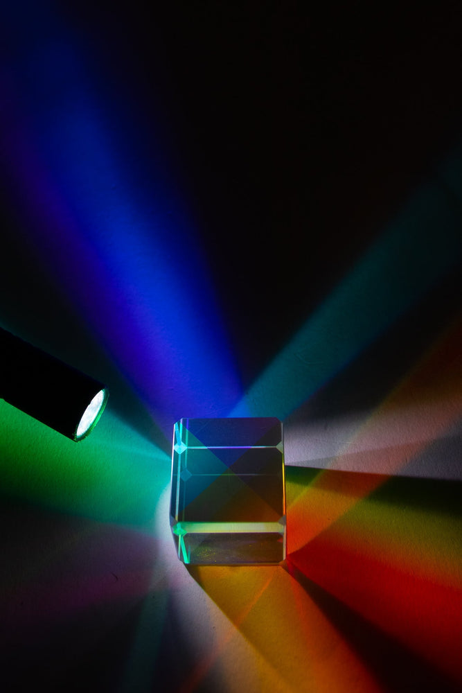 Beam Splitter Dichroic Glass X-Cube (ONLINE ORDER ONLY)