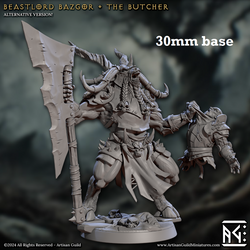 Beastlord Bazgor, the Butcher (Male Capra Warlord) (Online Order Only)