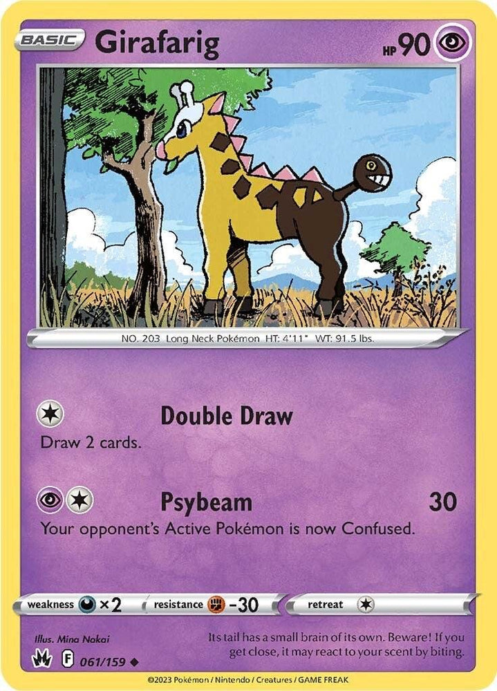 Girafarig (061/159) [Sword & Shield: Crown Zenith] (Online Only)