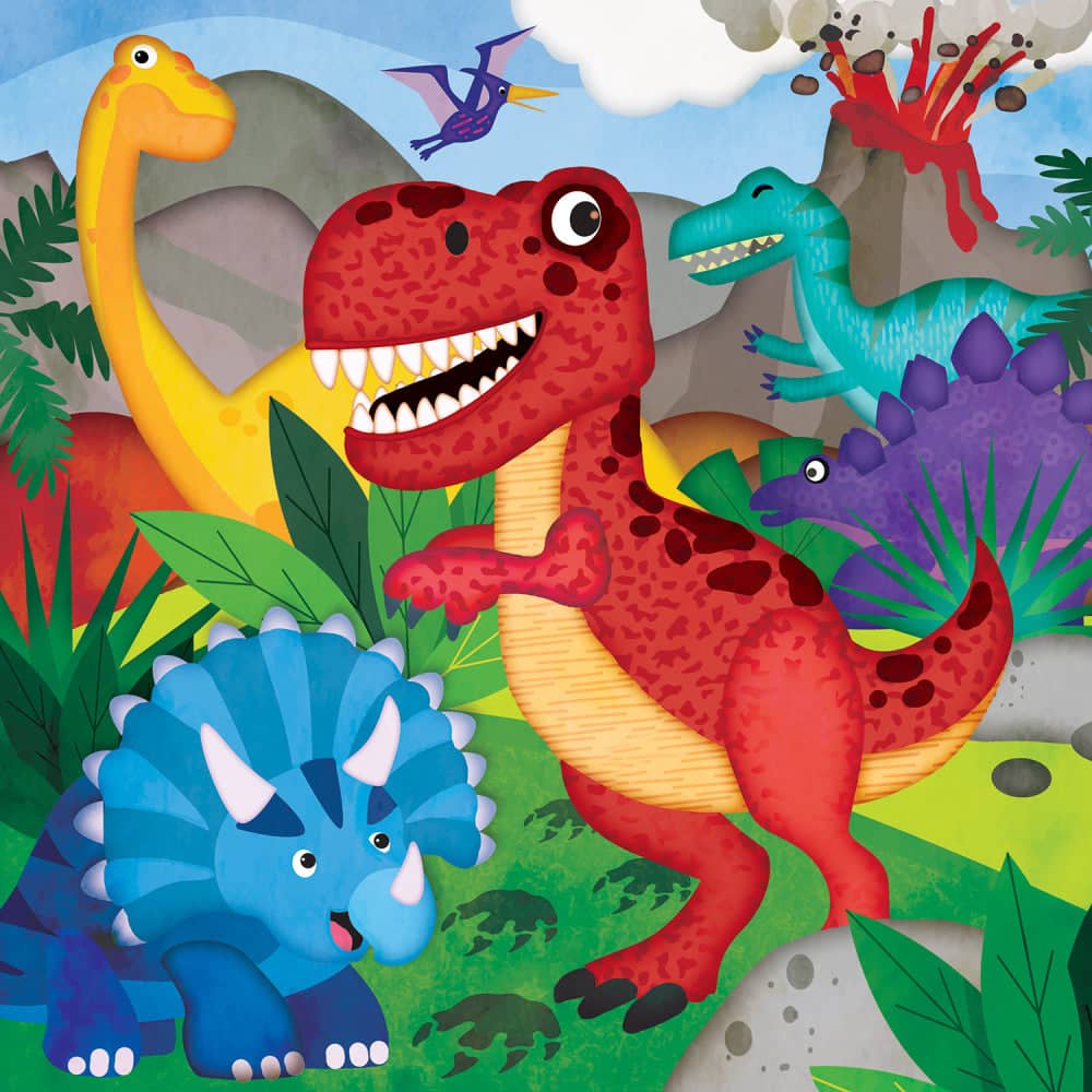 Space Savers - Dino 48 Piece Value Puzzle (ONLINE ORDER ONLY)