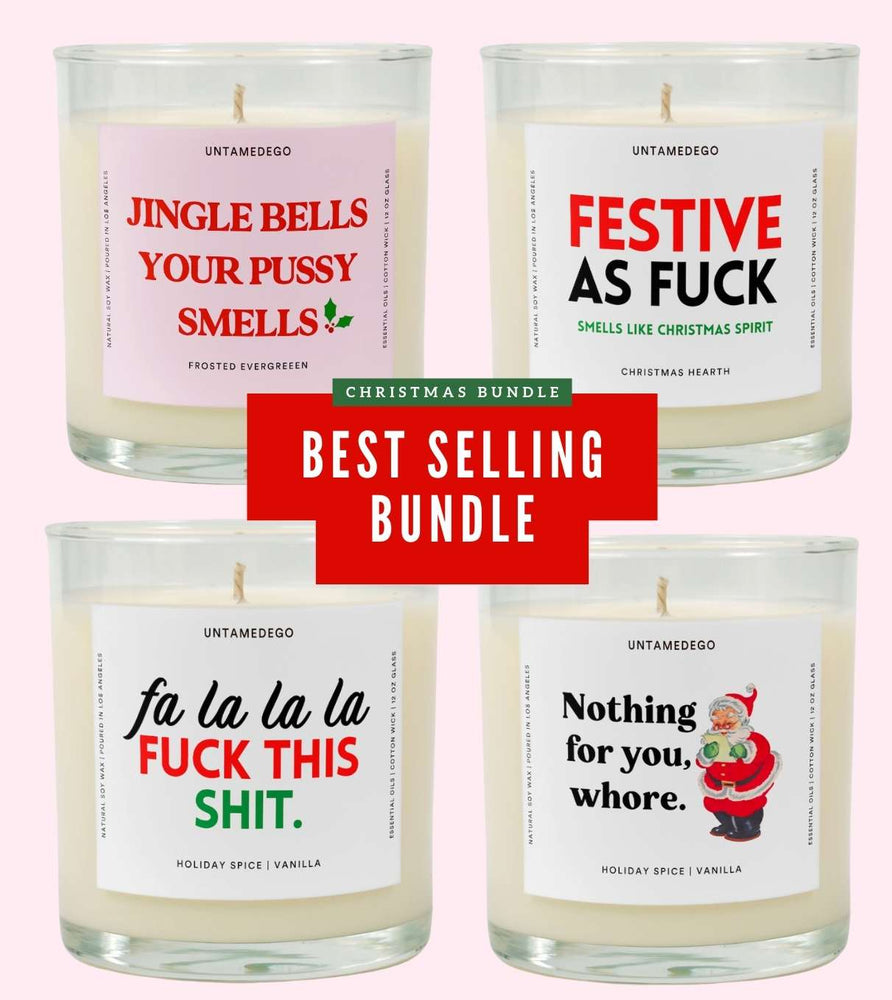 Best Selling Chrismas Glass Candle Bundle (ONLINE ORDER ONLY)