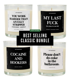 Best Selling Classic Candles Glass Candle Bundle (ONLINE ORDER ONLY)
