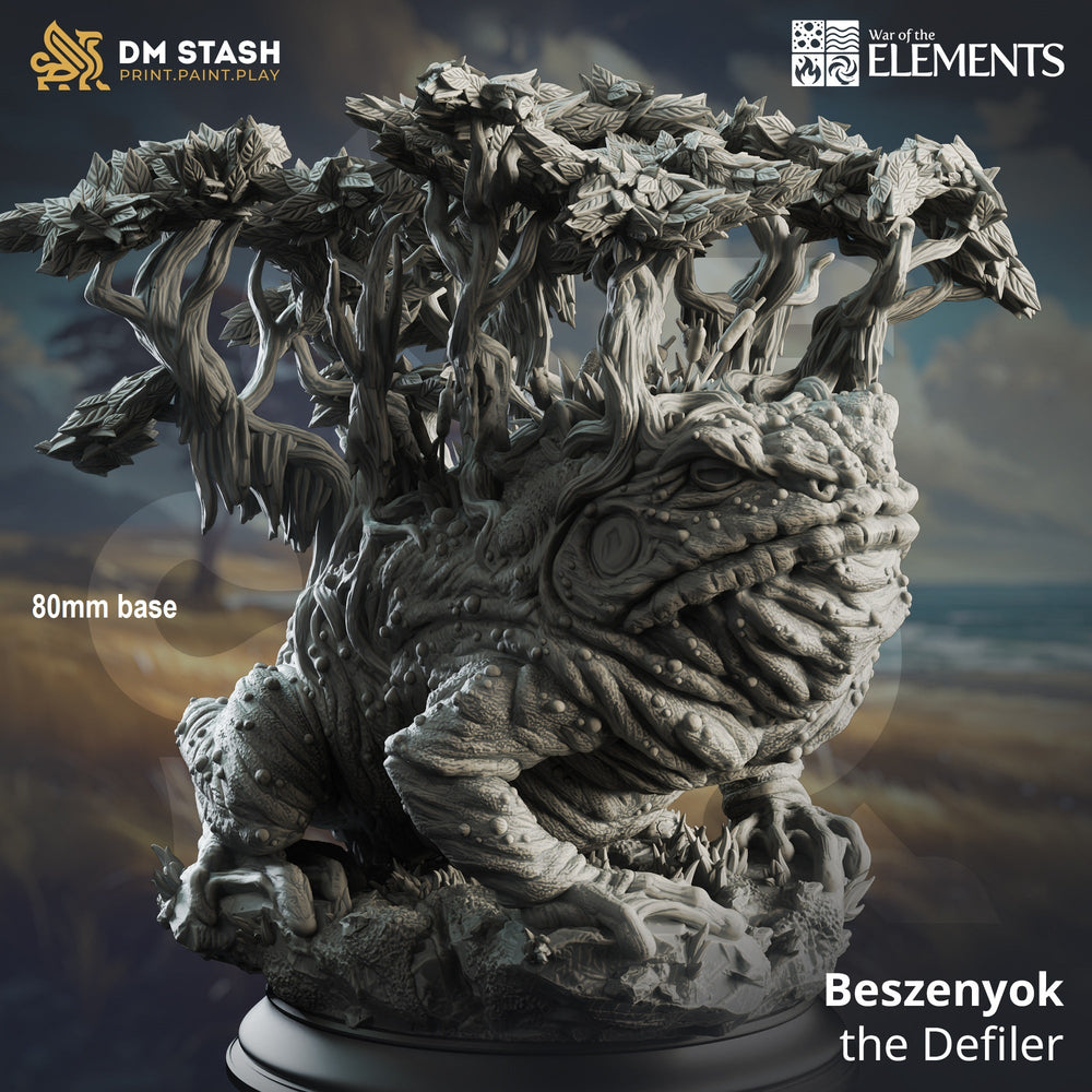 Beszenyok, the Defiler (Huge Frog Elemental) (Online Order Only)