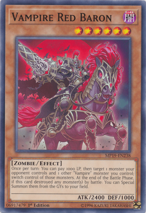 Vampire Red Baron [MP19-EN238] Common (ONLINE ORDER ONLY)