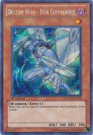 Destiny HERO - Disk Commander [LCGX-EN133] Secret Rare (ONLINE ORDER ONLY)