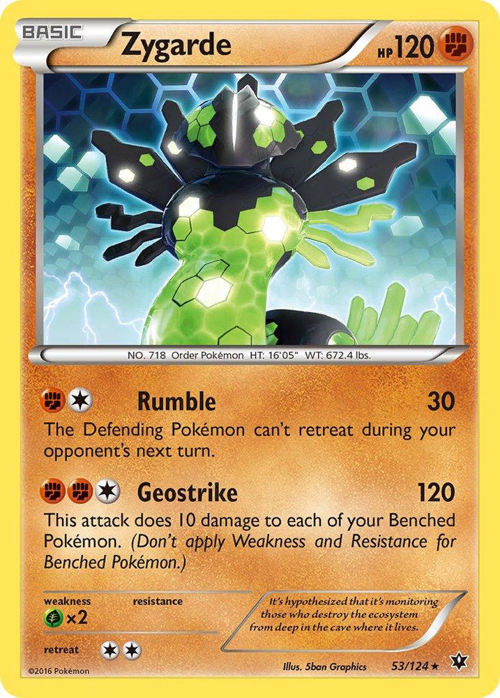 Zygarde (53/124) (Theme Deck Exclusive) [XY: Fates Collide] (Online Only)